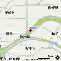 愛知県豊橋市石巻本町鎌田周辺の地図