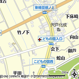 愛知県西尾市東幡豆町向山下周辺の地図