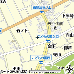 愛知県西尾市東幡豆町（向山下）周辺の地図