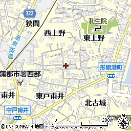 愛知県蒲郡市形原町東上野65周辺の地図