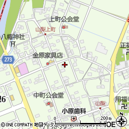 静岡県袋井市上山梨1468周辺の地図