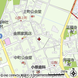 静岡県袋井市上山梨1053周辺の地図