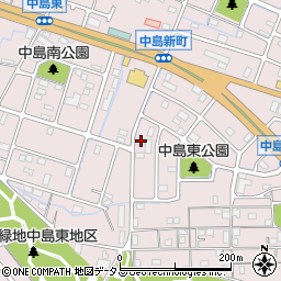 兵庫県姫路市飾磨区中島3丁目105周辺の地図