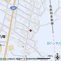 愛知県知多郡美浜町奥田石畑71周辺の地図