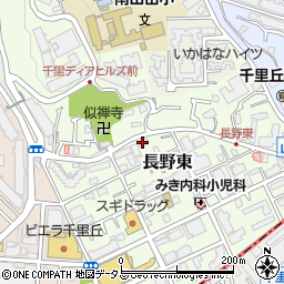 大阪府吹田市長野東11-22周辺の地図