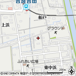 愛知県西尾市吉良町吉田東中浜13-2周辺の地図
