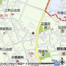 静岡県袋井市上山梨983周辺の地図