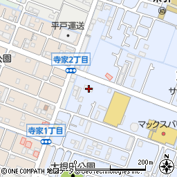 兵庫県姫路市東山206周辺の地図