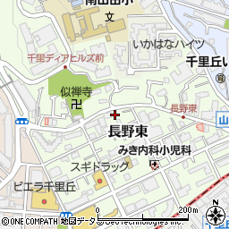 大阪府吹田市長野東11-23周辺の地図