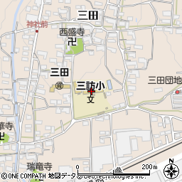伊賀市立三訪小学校周辺の地図