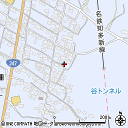 愛知県知多郡美浜町奥田石畑43周辺の地図