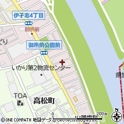 兵庫県宝塚市御所の前町周辺の地図