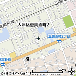 兵庫県姫路市大津区恵美酒町2丁目42周辺の地図