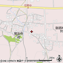 兵庫県三木市別所町石野729周辺の地図