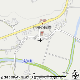 兵庫県三木市志染町戸田周辺の地図
