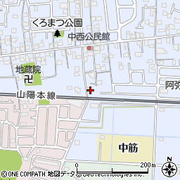 兵庫県高砂市阿弥陀町阿弥陀1505周辺の地図