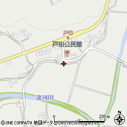 兵庫県三木市志染町（戸田）周辺の地図