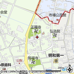 静岡県袋井市上山梨988周辺の地図