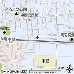 兵庫県高砂市阿弥陀町阿弥陀1477周辺の地図