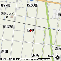愛知県西尾市吉良町富好新田（田中）周辺の地図