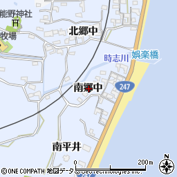愛知県知多郡美浜町時志南郷中周辺の地図