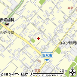 静岡県焼津市吉永2078-2周辺の地図