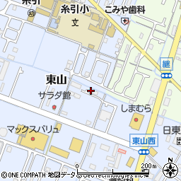 兵庫県姫路市東山34周辺の地図