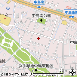 兵庫県姫路市飾磨区中島3097周辺の地図