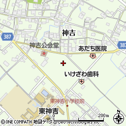 兵庫県加古川市東神吉町神吉周辺の地図