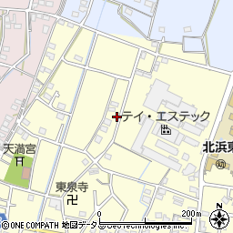 静岡県浜松市浜名区善地33周辺の地図