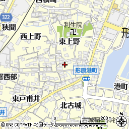 愛知県蒲郡市形原町東上野49周辺の地図