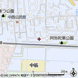 兵庫県高砂市阿弥陀町阿弥陀1401-17周辺の地図
