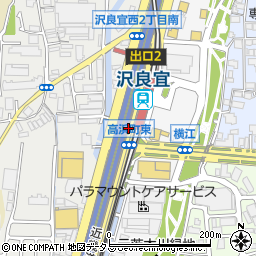大阪府茨木市高浜町4周辺の地図