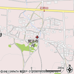 兵庫県三木市別所町石野735周辺の地図