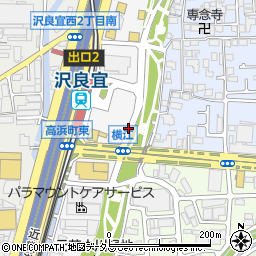 大阪府茨木市高浜町周辺の地図