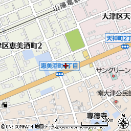 兵庫県姫路市大津区恵美酒町2丁目17周辺の地図
