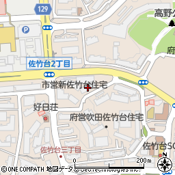 市営新佐竹台住宅周辺の地図