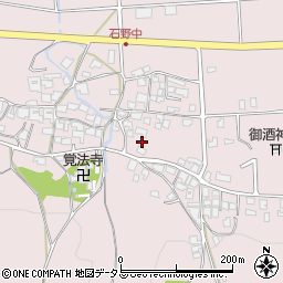 兵庫県三木市別所町石野704周辺の地図