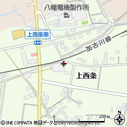 兵庫県加古川市八幡町上西条1040周辺の地図