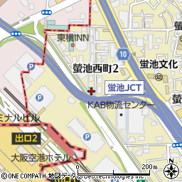 ホテルＡ．Ｐ（大阪空港前）周辺の地図