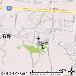 兵庫県三木市別所町石野768周辺の地図