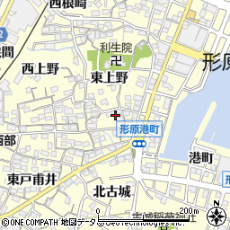 愛知県蒲郡市形原町東上野37周辺の地図