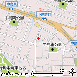 兵庫県姫路市飾磨区中島3丁目106周辺の地図