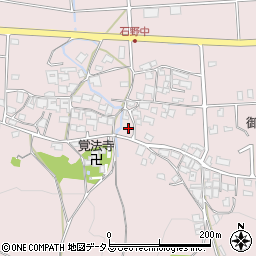 兵庫県三木市別所町石野732周辺の地図