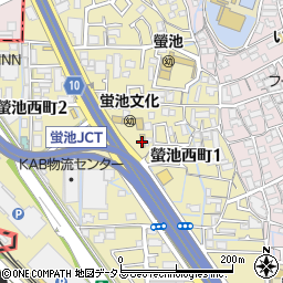 ローソン大阪空港東店周辺の地図