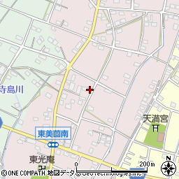 静岡県浜松市浜名区東美薗200周辺の地図