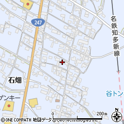 愛知県知多郡美浜町奥田石畑78周辺の地図
