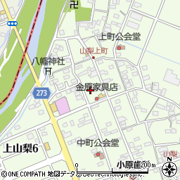 静岡県袋井市上山梨1522周辺の地図