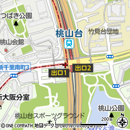 千里ニュータウン﻿(桃山台駅前)周辺の地図
