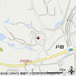 兵庫県三木市志染町戸田343-1周辺の地図